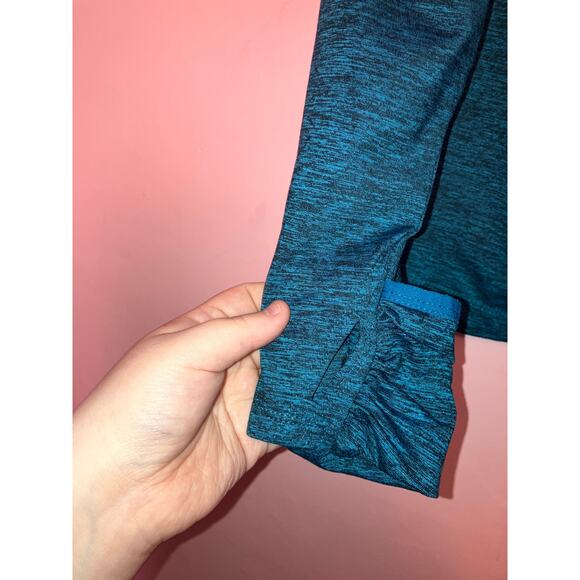 Kirkland heather blue lightweight zip up sweatshirt size large - Picture 4 of 7